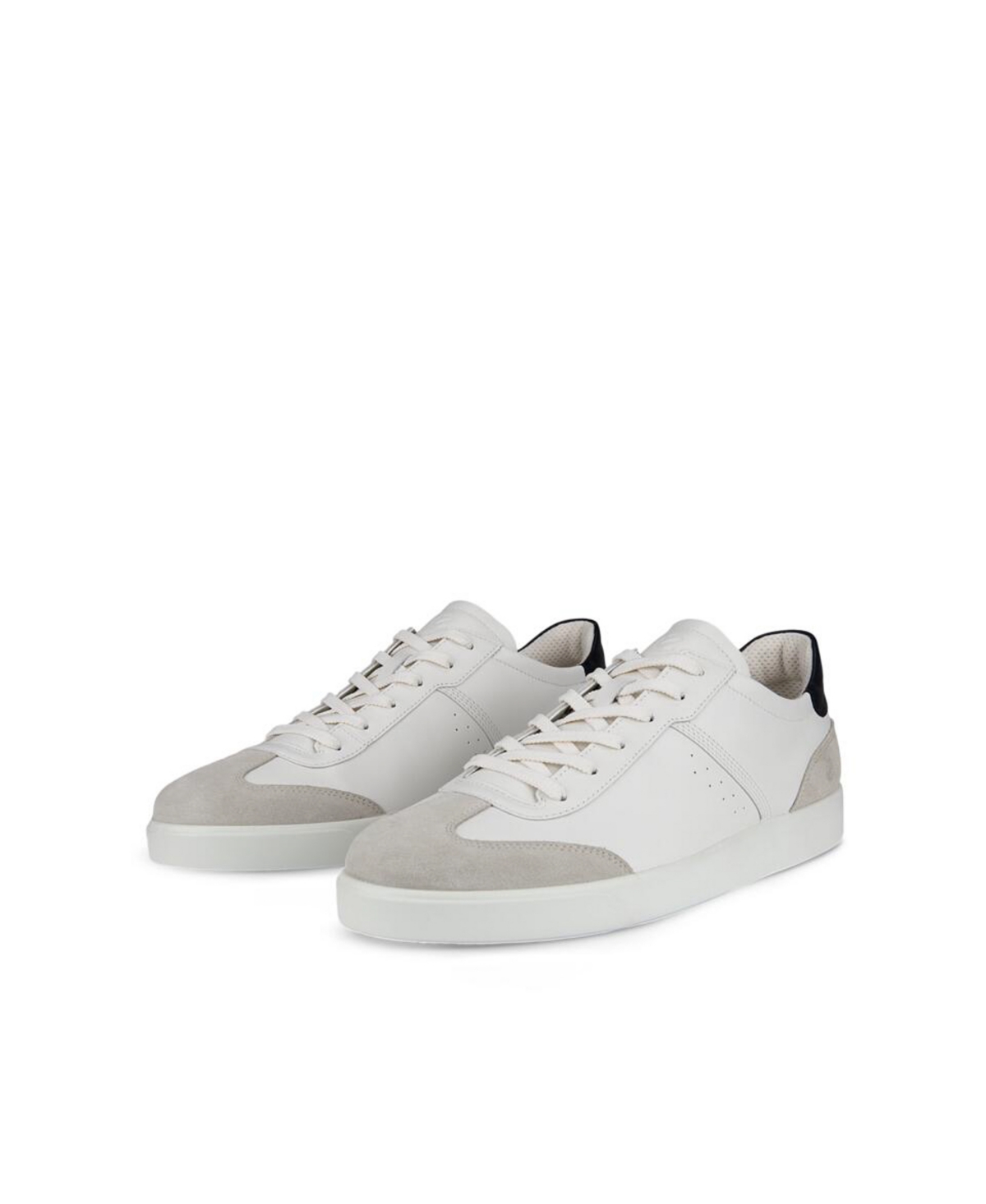 Ecco Men's Street Lite Sneaker -White/Black