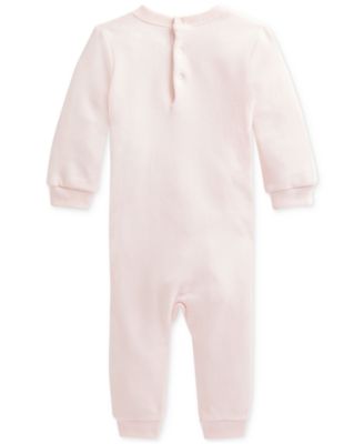 Baby Polo Bear Lightweight Fleece One-Piece