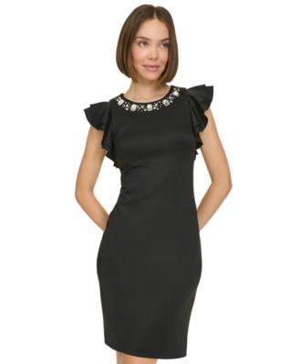 Macy's tommy hilfiger black dress hotsell