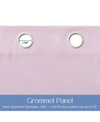 Blackout Grommet Taylor Ombre Curtains Pair, Rainbow, 52"×63"