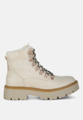 Womens Boskoff Lace-Up Chunky Warm Ankle Boots