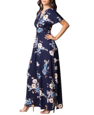 Women's Vienna Kimono Sleeve Long Maxi Dress