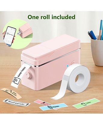 P31S Label Maker, Bluetooth Thermal Label Printer with Tape, Portable Sticker Maker for Home, Office & Storage