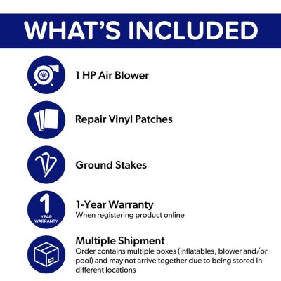 HeroKiddo Ninja Warrior Commercial Grade Bounce House Water Slide Combo with Splash Pool for Kids and Adults (with Blower), Wet Dry Use, Basketball Hoop, Outdoor Indoor, Birthday Party Rental