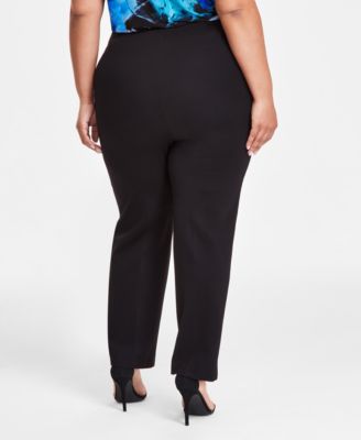 Plus Size Hollywood Slim-Fit Ankle Pants