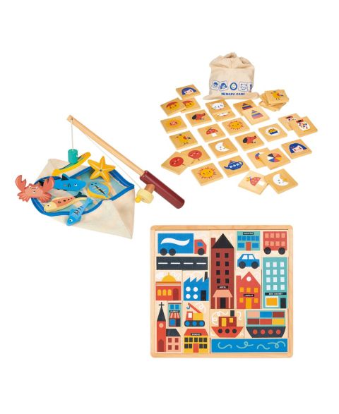 Набор из 32 игр Mentari Toys Games Bundle, от 3 лет