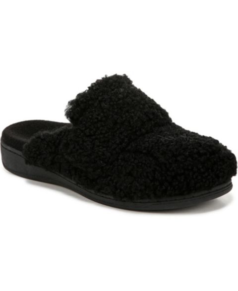 Женские сабо Vionic Gemma II Mule Slippers, цвет: Чёрный