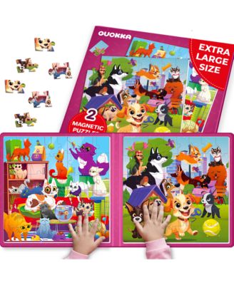 2x48 Magnetic Travel Puzzles for Kids Ages 4-6 - Road Trip Activities