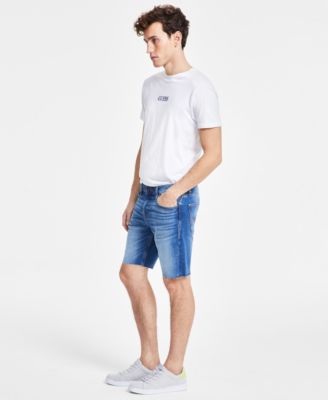 Men's Logan Slim-Fit Faded Denim Shorts