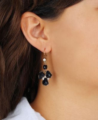 Epoxy Multi Shape Stone Drop Earrings