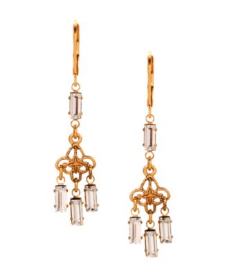 Crystal Mini Chandelier Drop Earrings