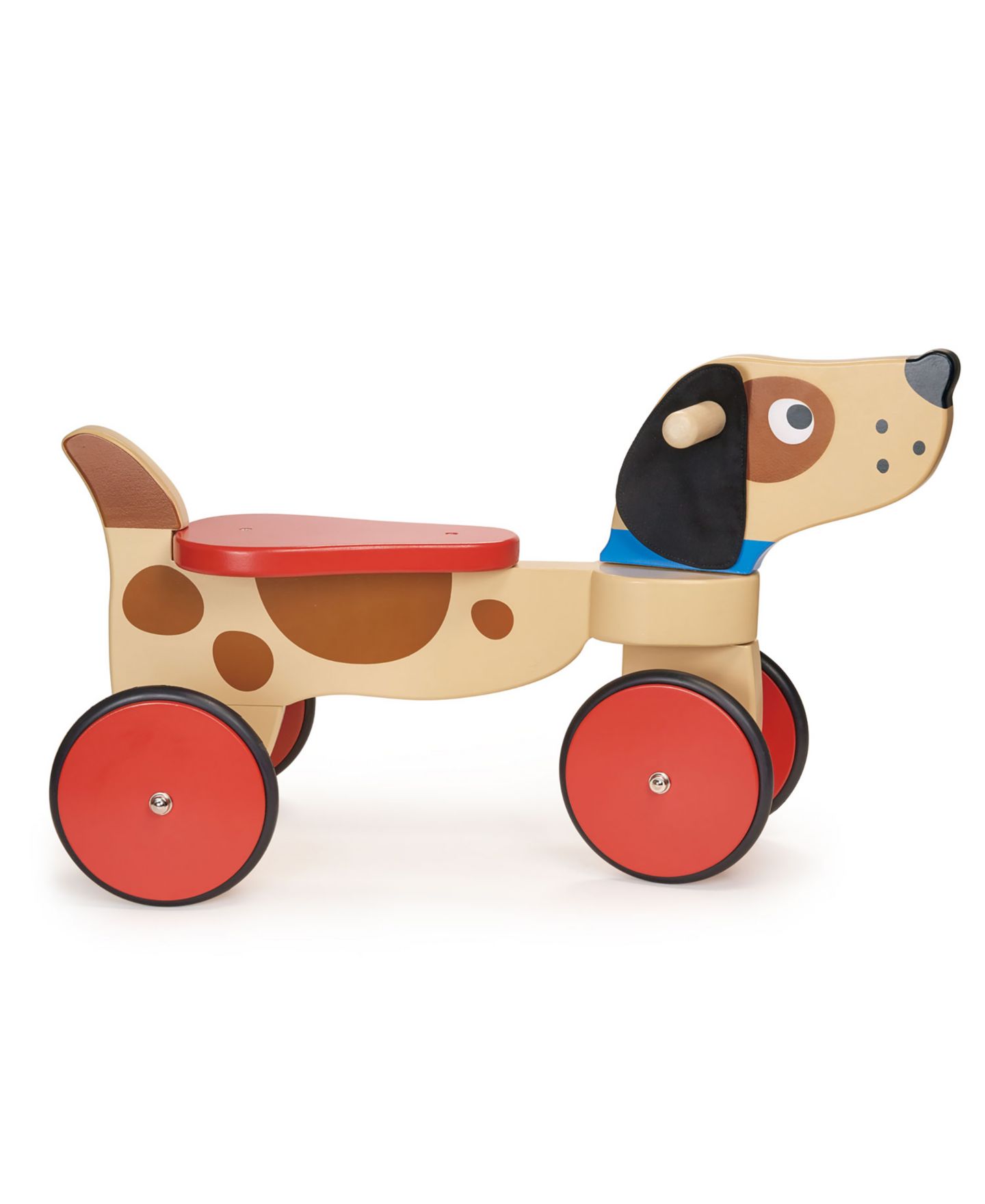 Детская игрушка Mentari Toys Wooden Ride On Puppy with Anti-Skid Wheels, Ages 3+ — фото 2