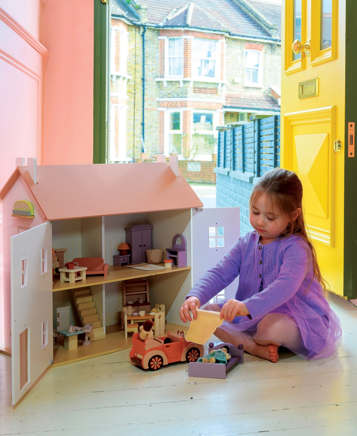 Mentari Toys Clover Dolls House In Multi
