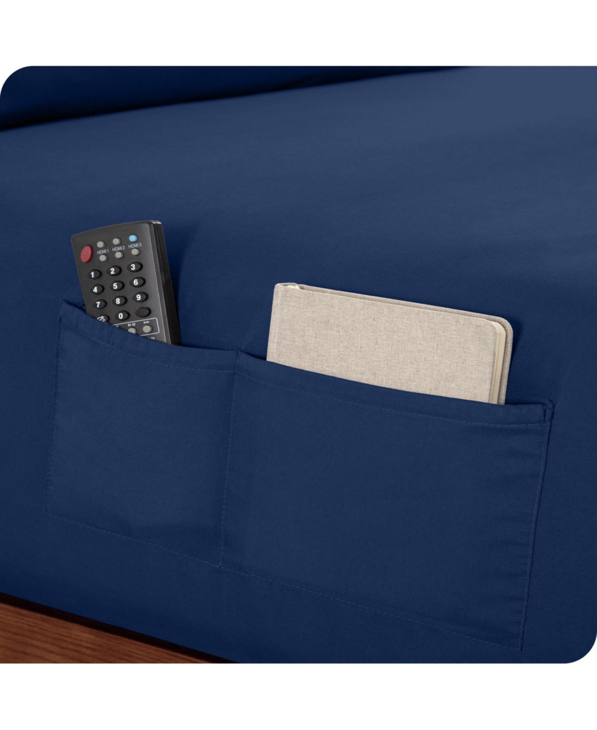Bare Home Double Brushed Dual Pocket Fitted Sheet