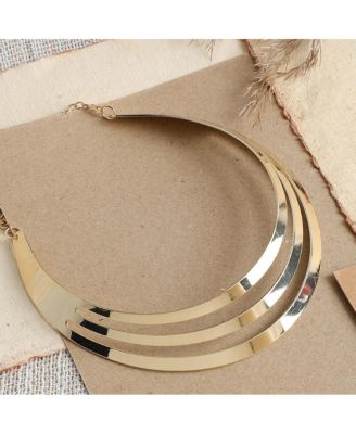 Women's Lined Statement Necklace