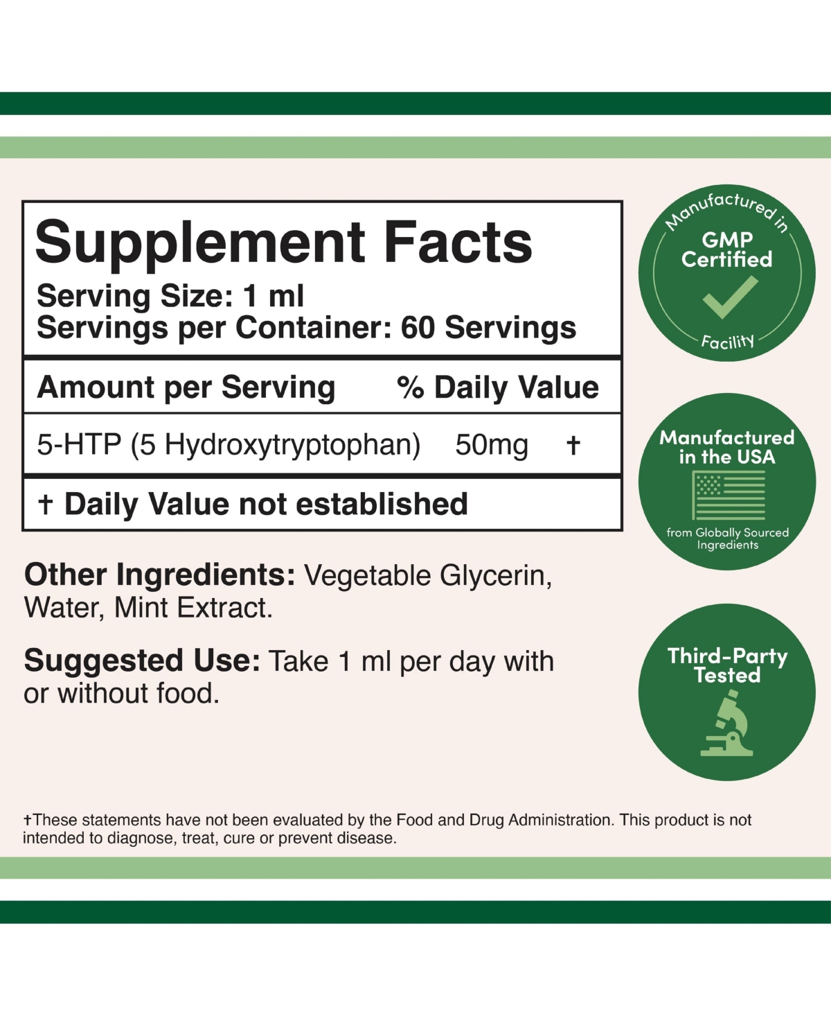 Double Wood Supplements 5-htp Liquid Drops