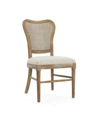 Vintage Rattan Dining Chair: Retro Charm, Premium Comfort Set of 2