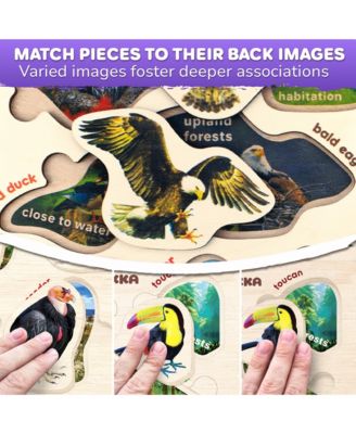 3xSET Wooden Puzzles for Toddlers 1-3 – Montessori Toy