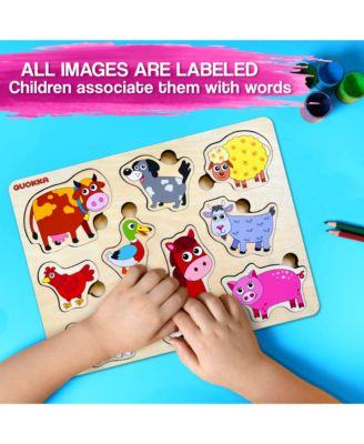 Wooden Puzzles for Toddlers 3-5 - Games for Children's Learning