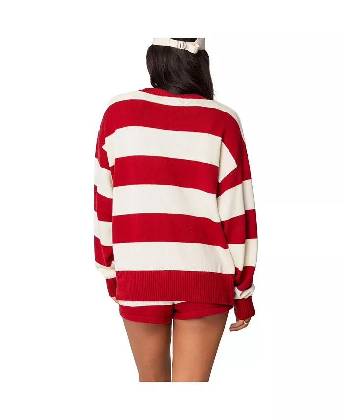 Women's Riley Oversized Striped Sweater - thumbnail 6