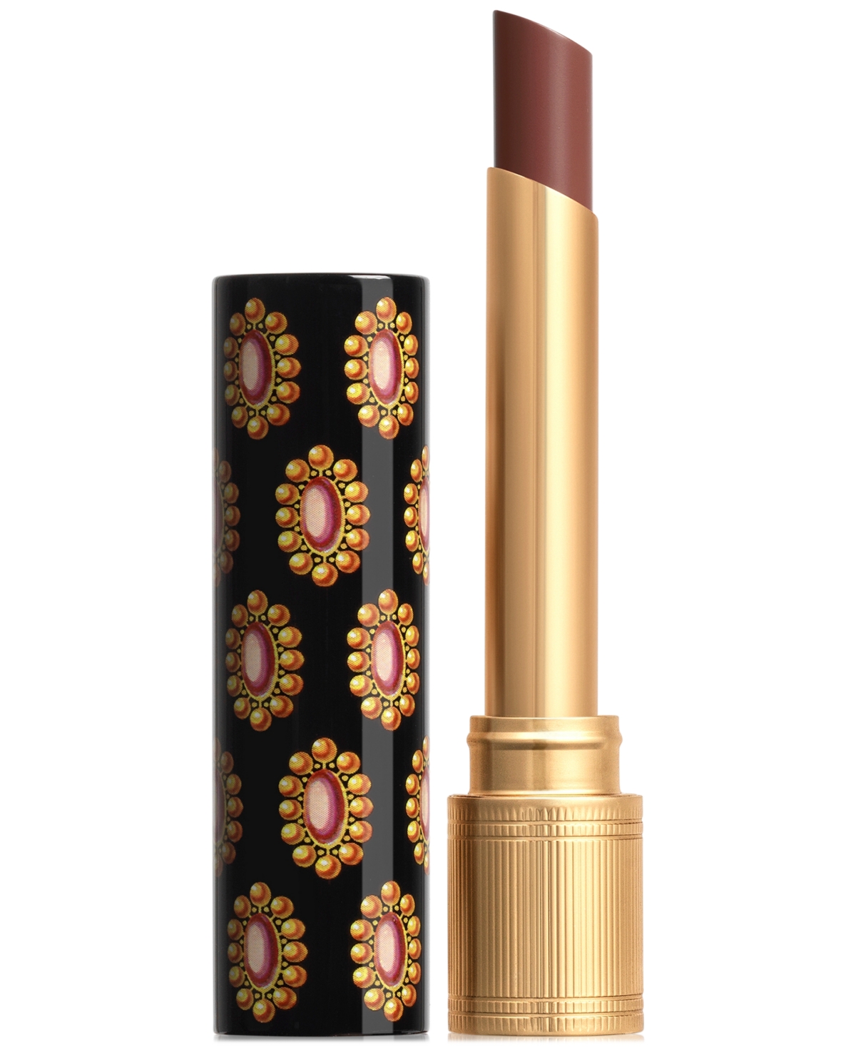 Gucci Rouge De Beaute Brillant Glow & Care Lipstick In 204 - Peggy Taupe