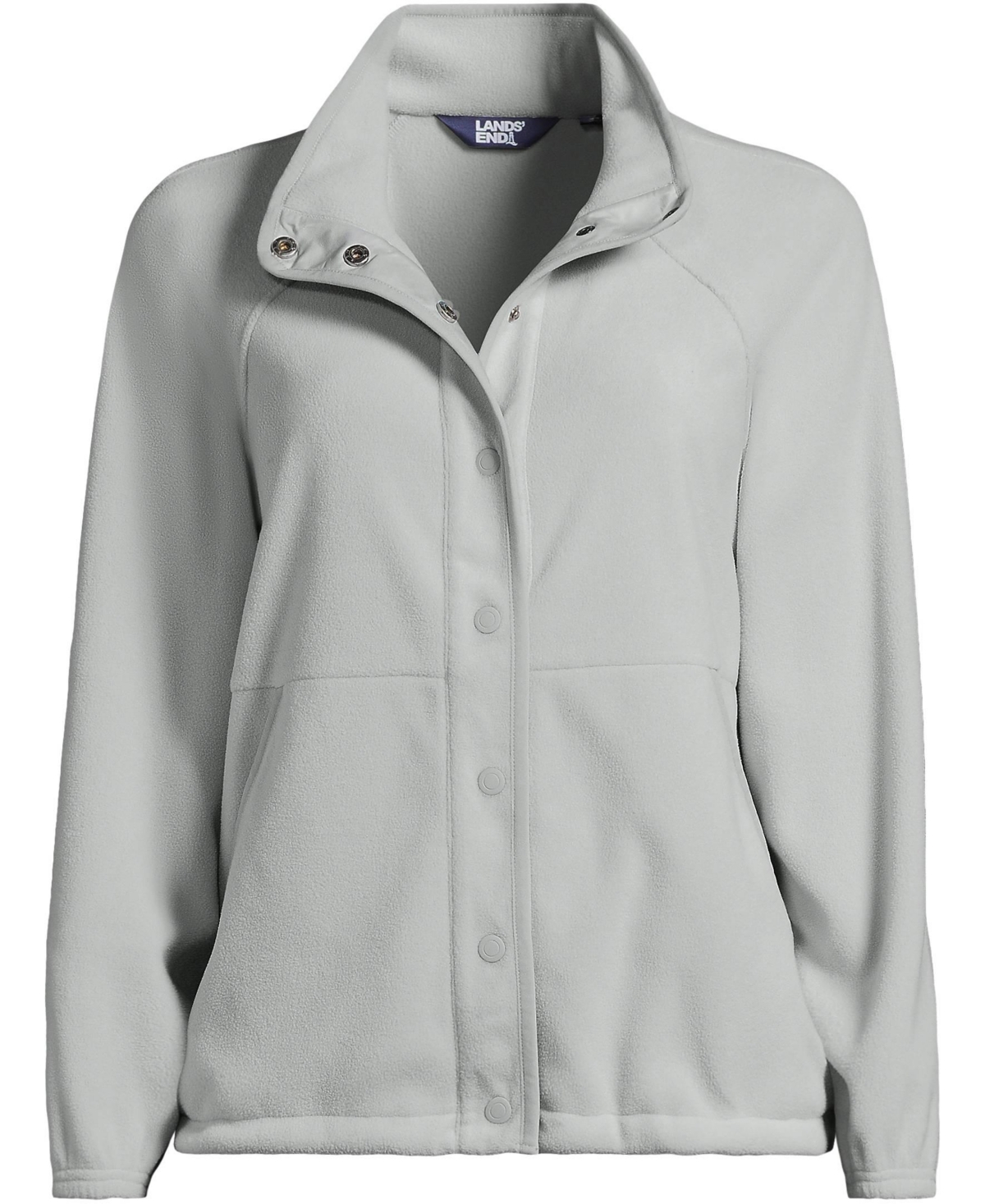 Lands' End Women's Anyweather Fleece Snap Front Jacket