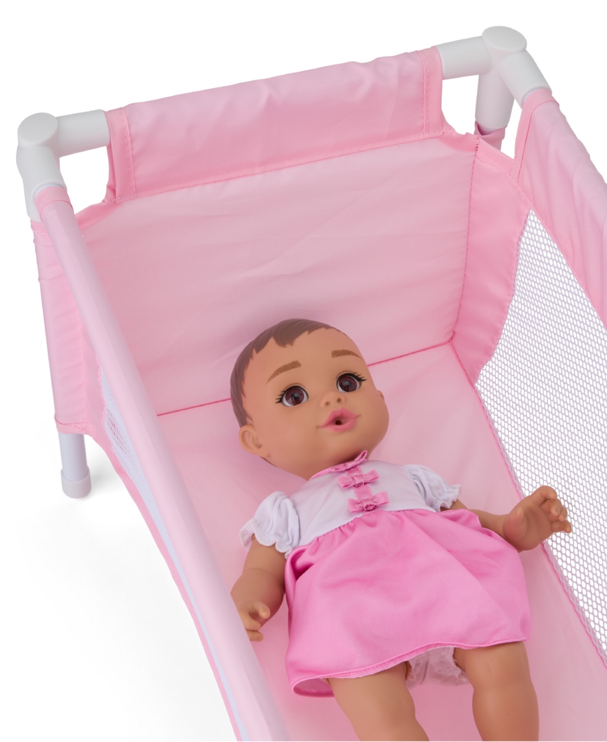 Journey Girls Doll Crib Baby Doll Accessory, Created For Macy's In Light,pastel Pink