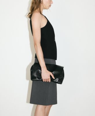 Women's Pinstripe Pencil Skirt