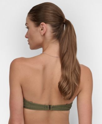 Women's Textured Molded Balconette Bikini Top