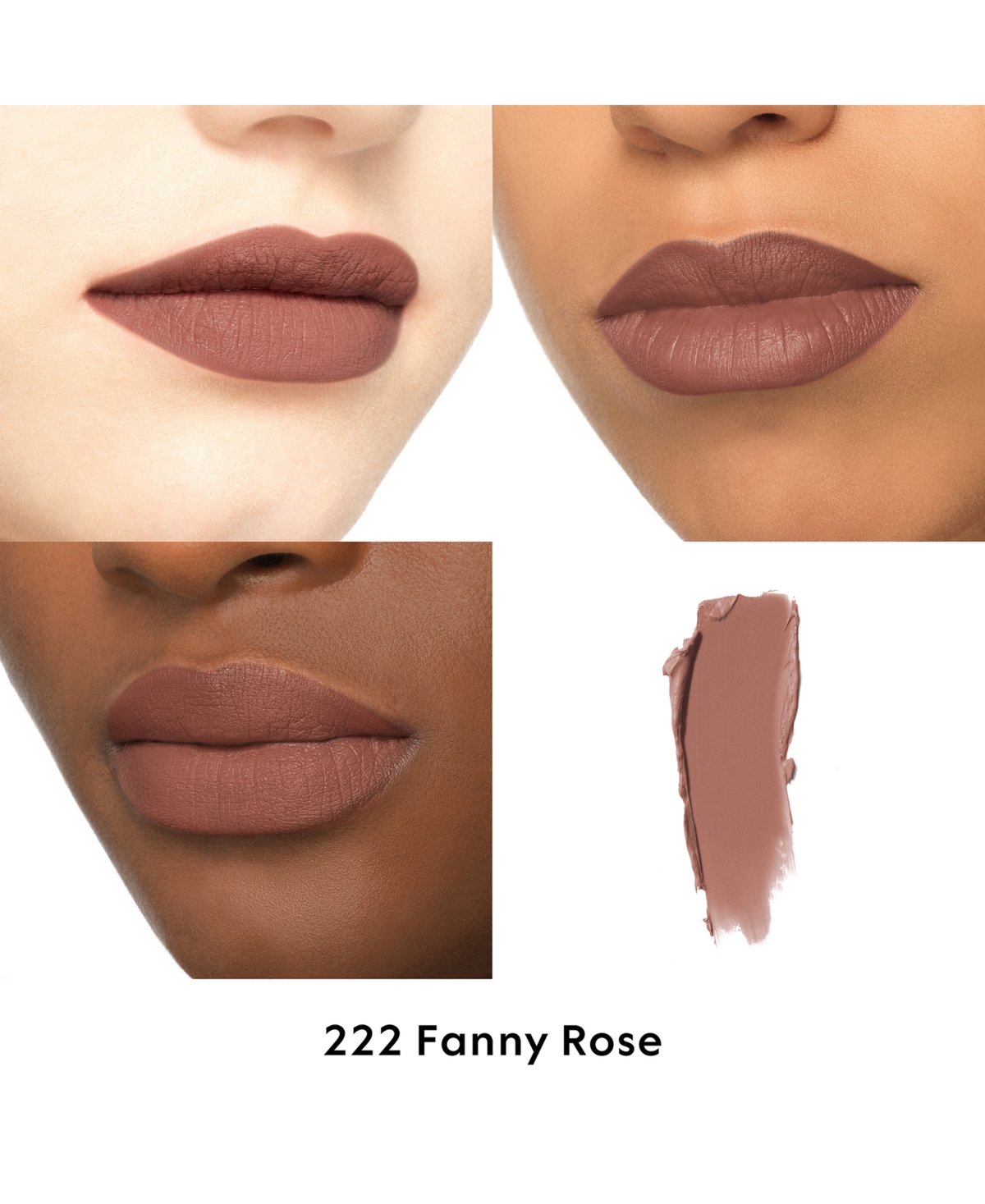 Gucci Rouge A Levres Long-lasting Matte Lipstick In 222 - Fanny Rose