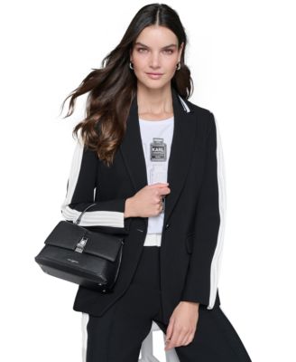 KARL LAGERFELD PARIS - Women's Contrast Pleat Jacket