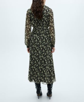 Women's Floral Chiffon Dress