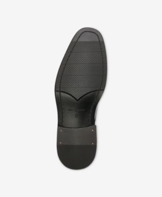 KARL LAGERFELD PARIS Men's Leather Cap Toe Derby Lace-Up