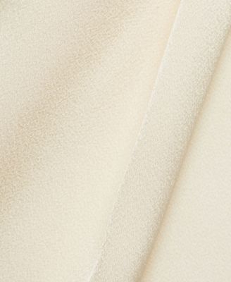 Women's Turtleneck Draped Satin Blouse