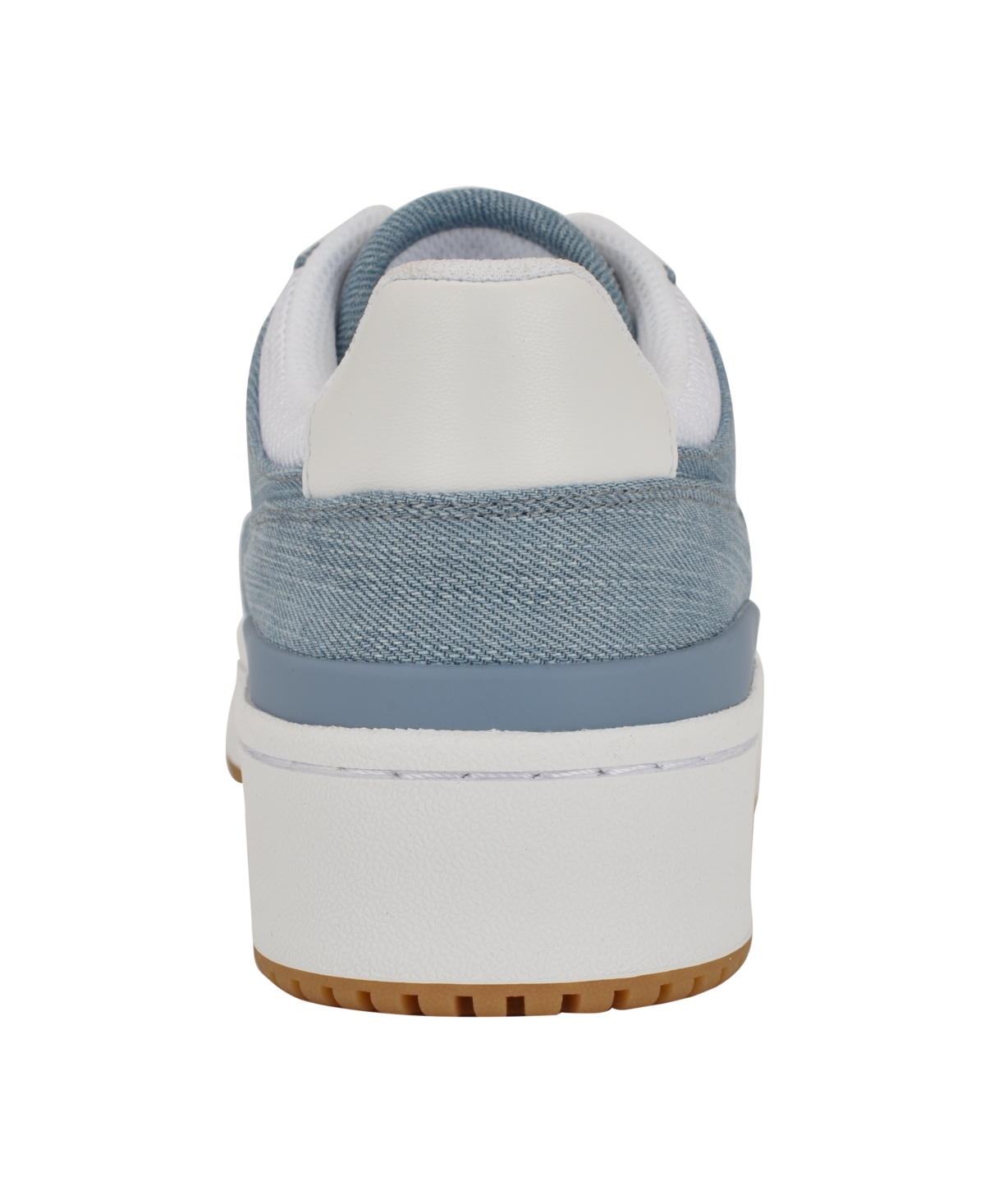 Calvin Klein Women's Alondra Casual Lace-up Sneakers In Medium Blue Denim