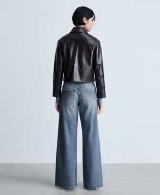 Women's Low Waist Wide Leg Jeans