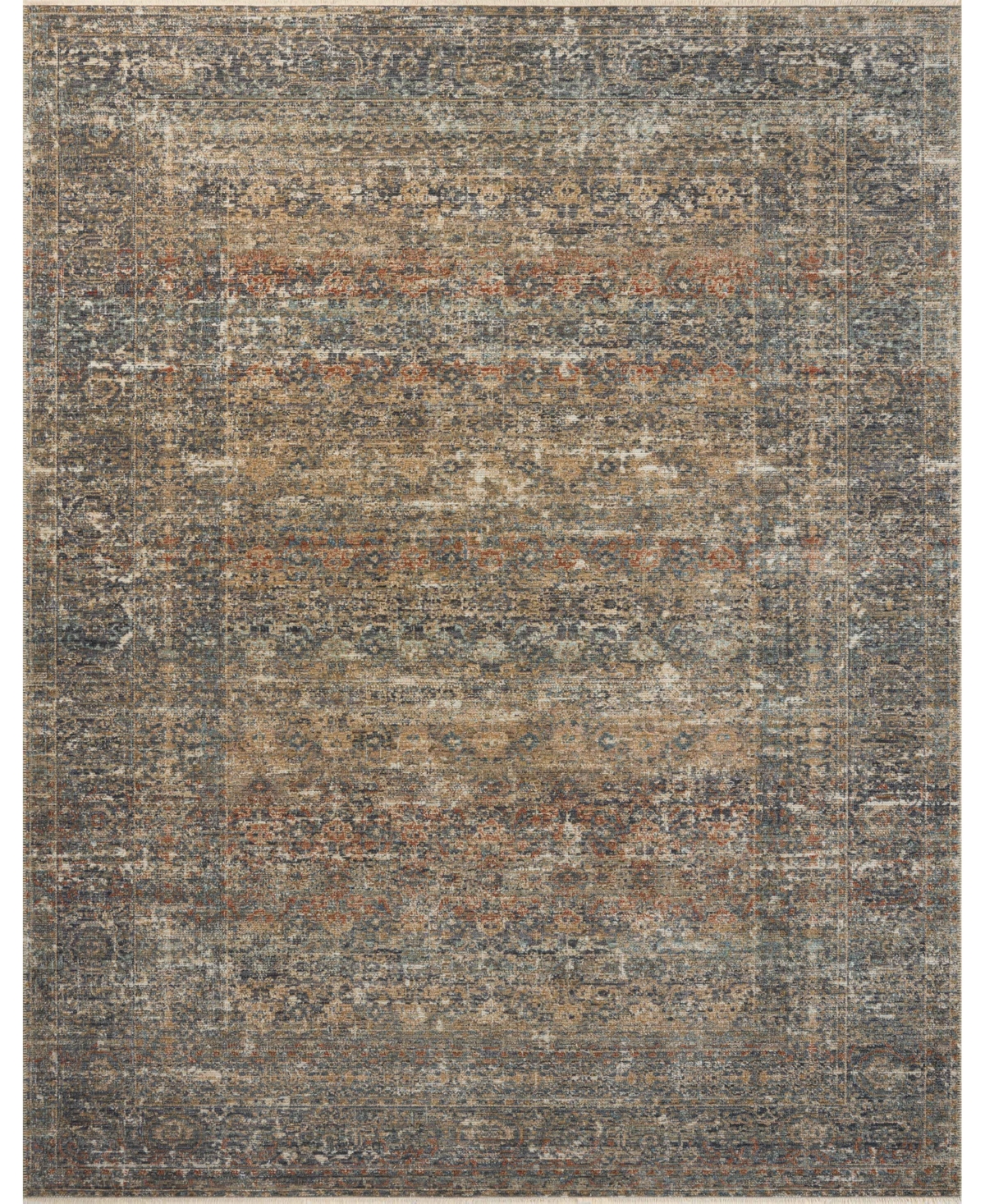 Loloi Heritage Her-11 10'x14' Area Rug In Multi