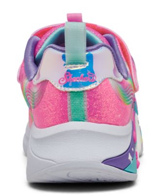 Little Girls S-Lights: Unicorn Chaser Stay-Put Closure Light-Up Casual Sneakers from Finish Line
