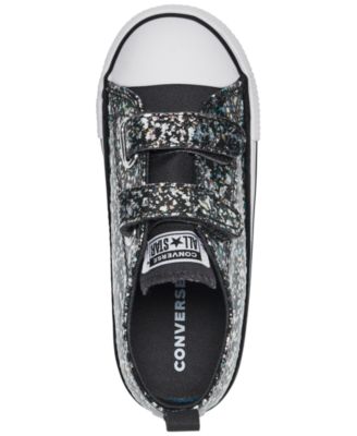 Toddler Girls Chuck Taylor All Star Glitter Easy-On Casual Sneakers from Finish Line