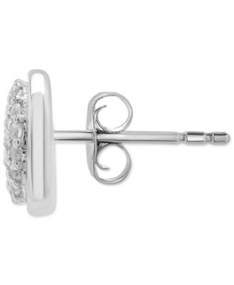 Diamond Single Stud Earring (1/20 ct. t.w.) in 10k White or Yellow Gold, Exclusively at Macy's