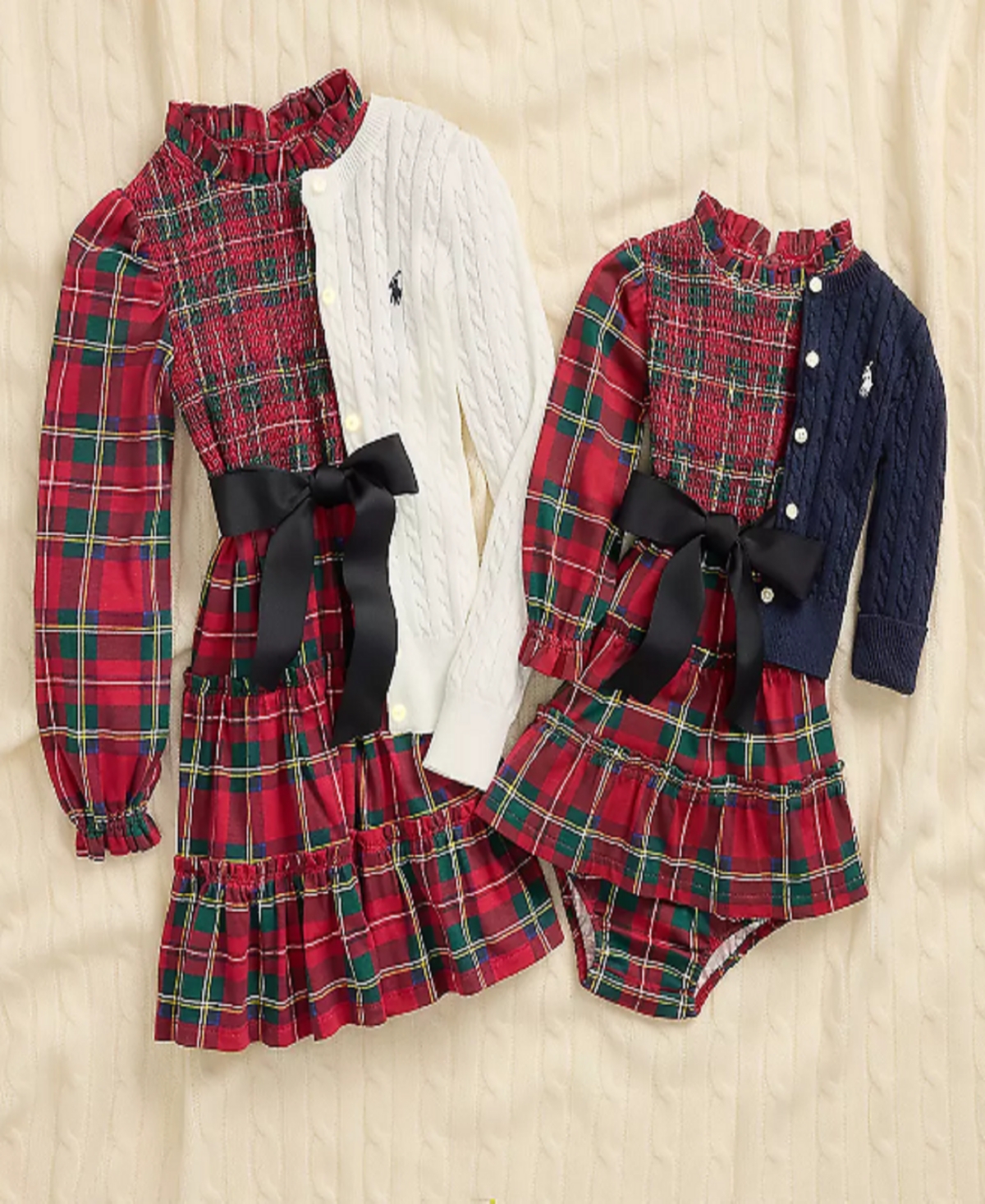 Polo Ralph Lauren Toddler and Little Girls Plaid Twill Dress