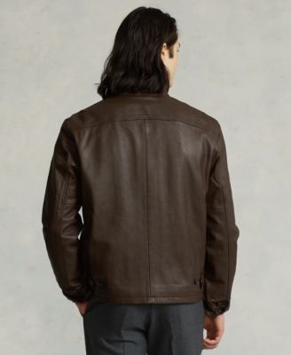 Polo Ralph Lauren Men's Leather Jacket - Macy's Polo Ralph Lauren Men's Leather Jacket - Macy's