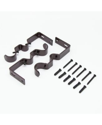 Hamlin 1-Inch Premium Double Curtain Rod for Elegant Window Treatments