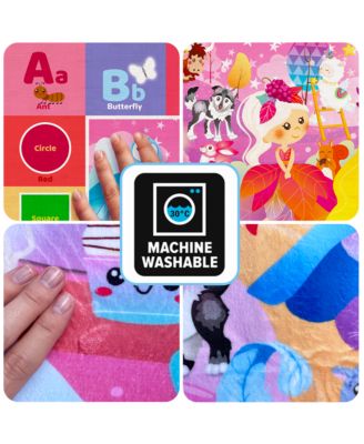 Super Soft Plush Surface ABC Playmat for Kids Toddlers & Infants