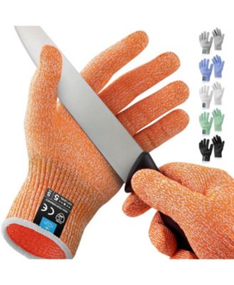 Cut Resistant Gloves Food Grade Level 5 Protection - Comfortable Safety Cut Resistant Work Gloves
