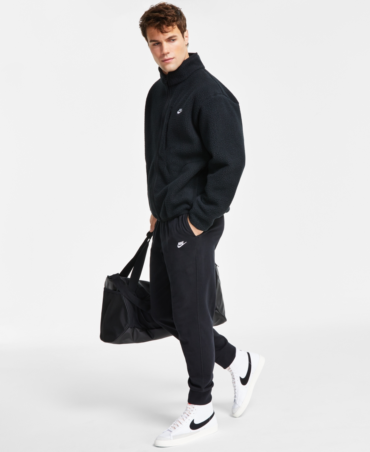 NIKE MEN'S SPORTSWEAR CLUB MEN'S FLEECE JACKET 