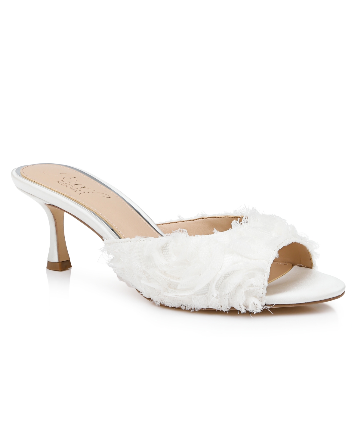 Women's Scarlet Dress Slides Sandals - Blue Chiffon