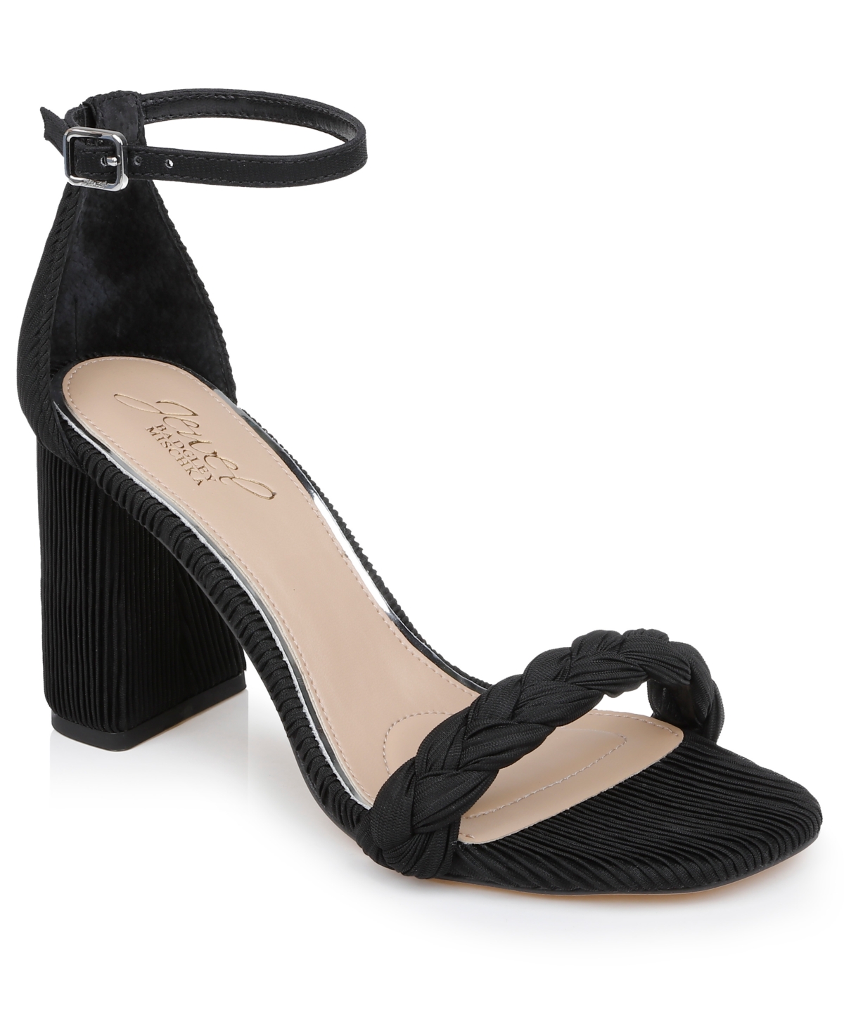 Women's Shea Round Toe Dress Sandals - Black