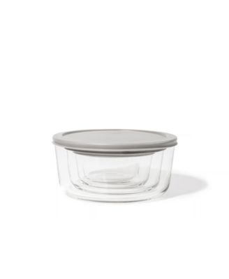 16-Piece Round Nesting Food Storage and Meal Prep Container Set