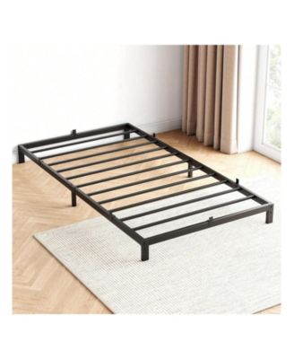 gaomon 8-Inch Metal Low Platform Bed Frame with Metal Slat Support, Mattress Foundation, No Box Spring, Noiseless â€“ Bed Frame - Full